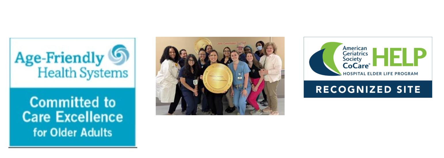 image block with 3 images of staff celebrating